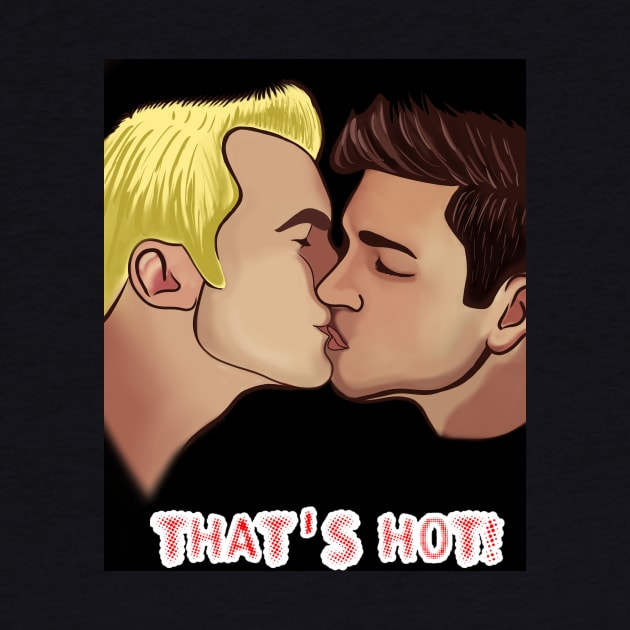PRIDE GAY KISS ,THAT'S HOT by Art by Eric William.s